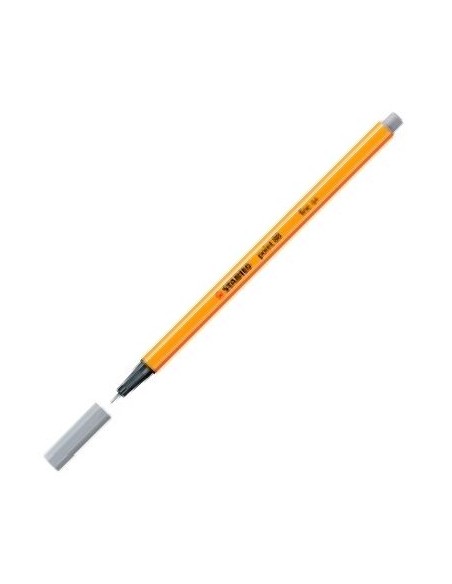 C 10 stabilo point 88 gris medio nº95 punta de fibra 04mm